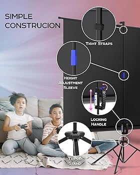 PropVue プロジェクタースクリーンスタンド 60インチ Amazon | PropVue プロジェクター スクリーン スタンド付き 60